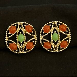 Vtg Sarah Coventry Acapulco Earrings